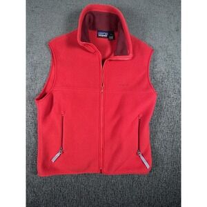 Patagonia Synchilla Men's Fleece Vest Red Size Large Vintage